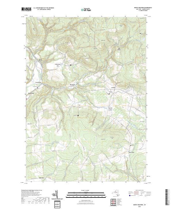 North Western topographic map thumbnail