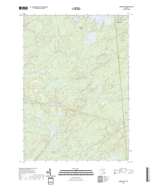 Number Four topographic map thumbnail