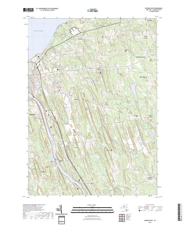 Oswego East topographic map thumbnail