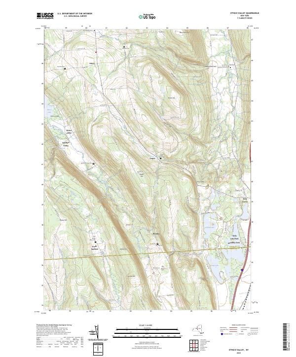 Otisco Valley topographic map thumbnail