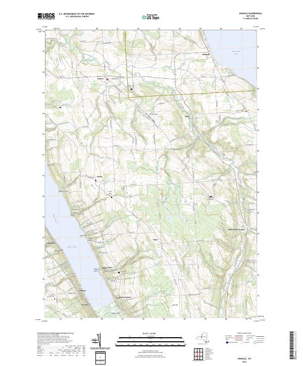 Owasco topographic map thumbnail
