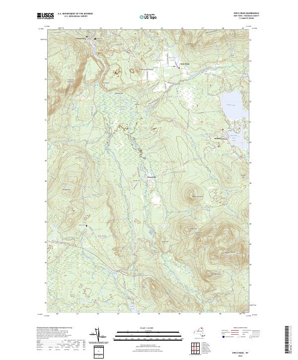 Owls Head topographic map thumbnail