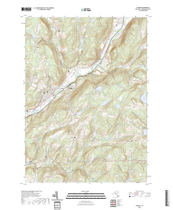 Oxford topographic map thumbnail