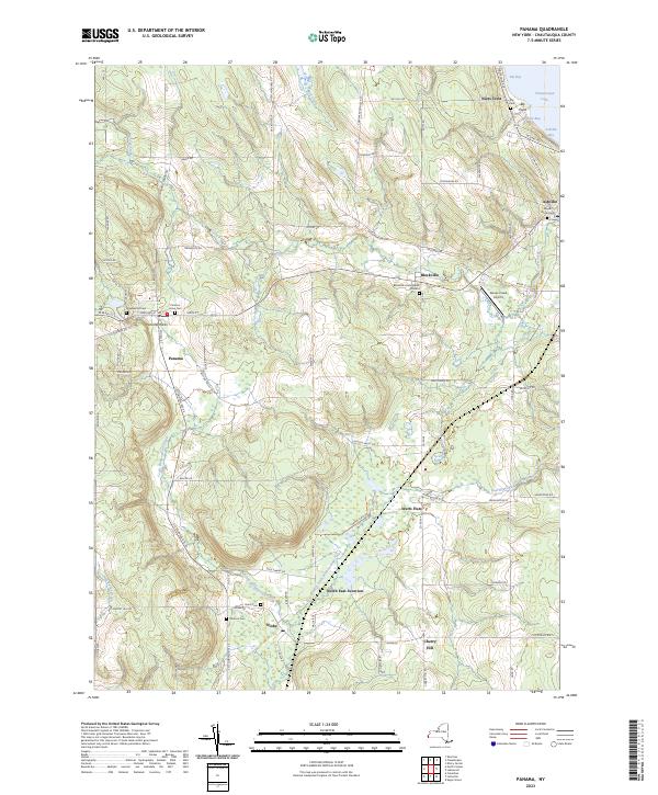 Panama topographic map thumbnail