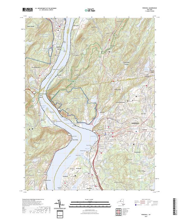 Peekskill topographic map thumbnail