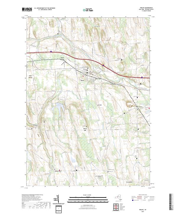 Phelps topographic map thumbnail