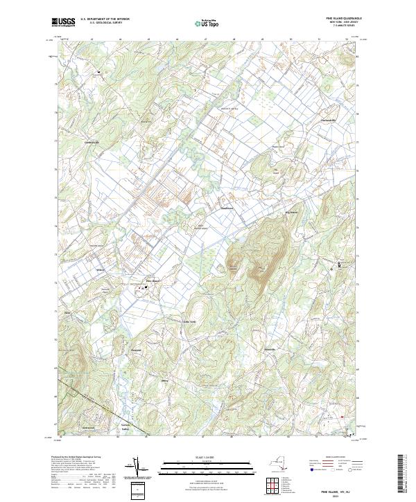 Pine Island topographic map thumbnail