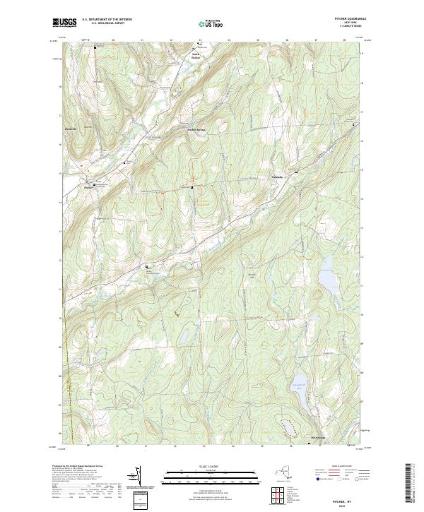 Pitcher topographic map thumbnail