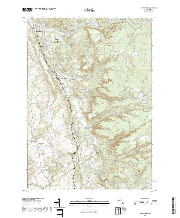 Port Leyden topographic map thumbnail