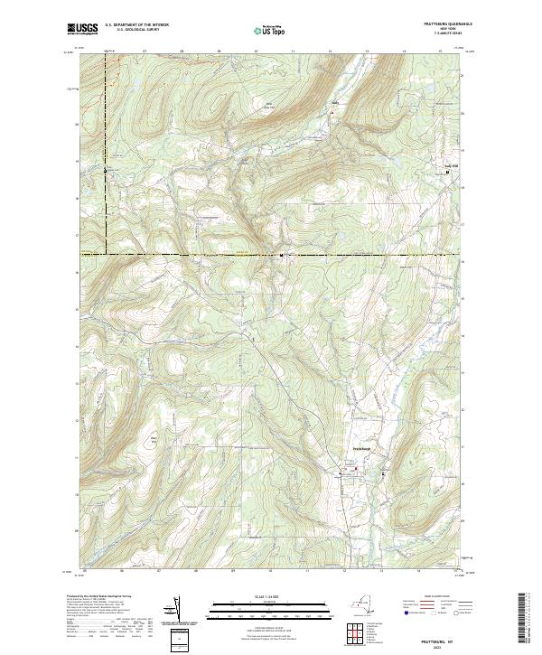 Prattsburg topographic map thumbnail