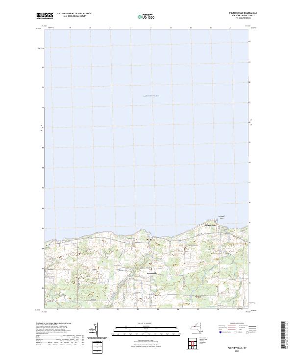 Pultneyville topographic map thumbnail