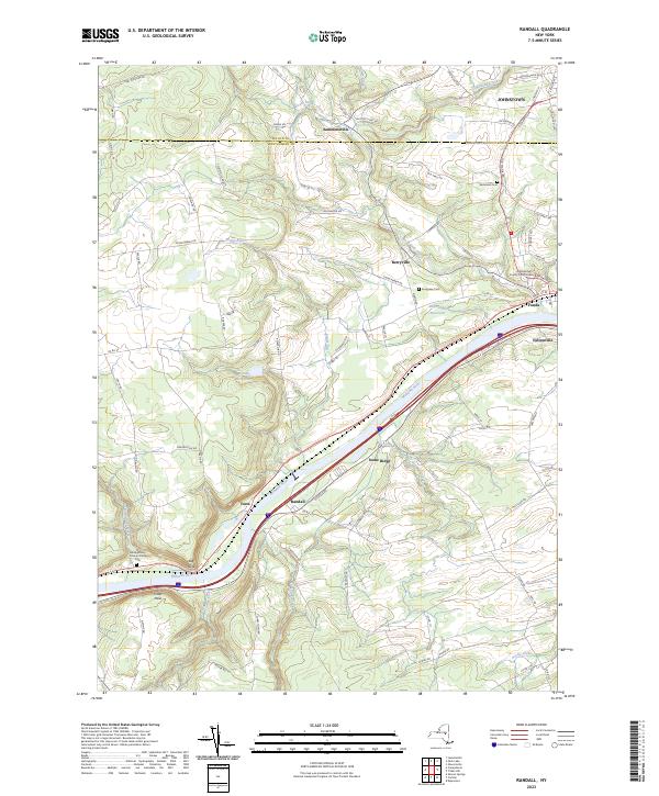 Randall topographic map thumbnail
