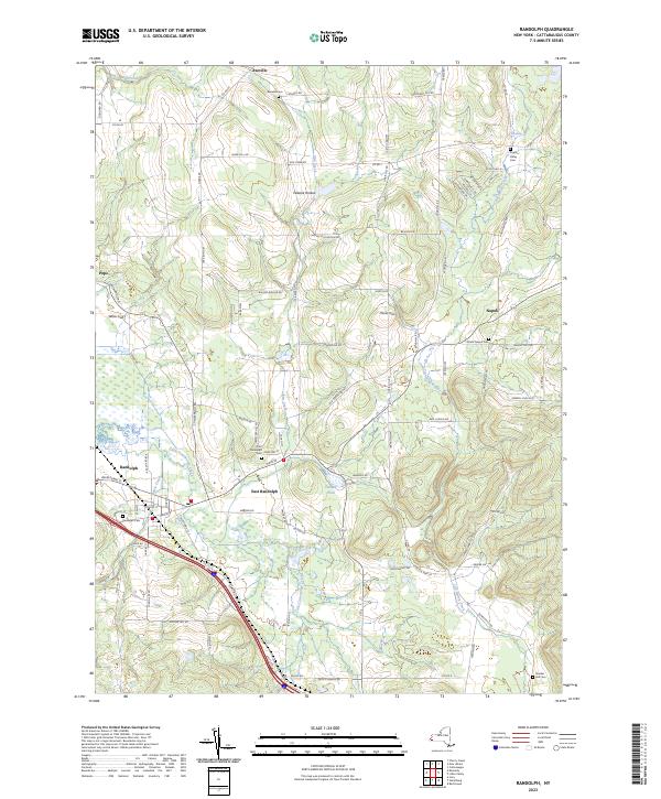 Randolph topographic map thumbnail