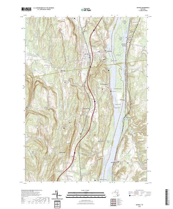 Ravena topographic map thumbnail