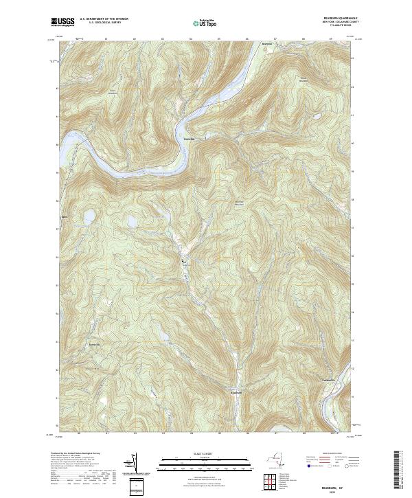 Readburn topographic map thumbnail