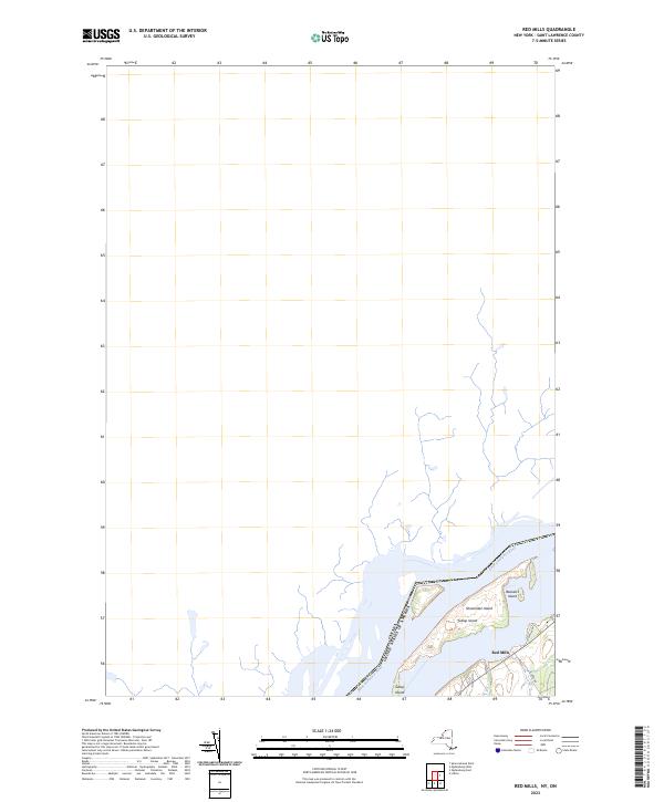 Red Mills topographic map thumbnail