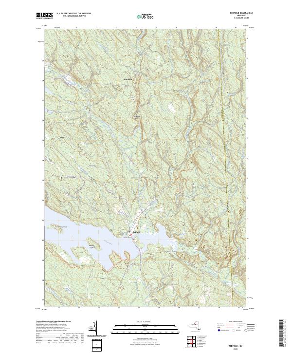 Redfield topographic map thumbnail
