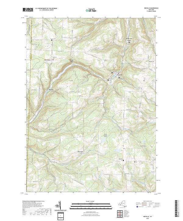 Rexville topographic map thumbnail