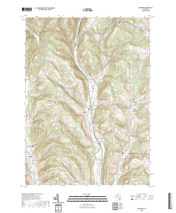 Richford topographic map thumbnail