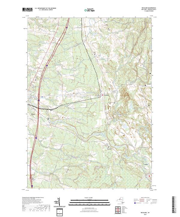 Richland topographic map thumbnail