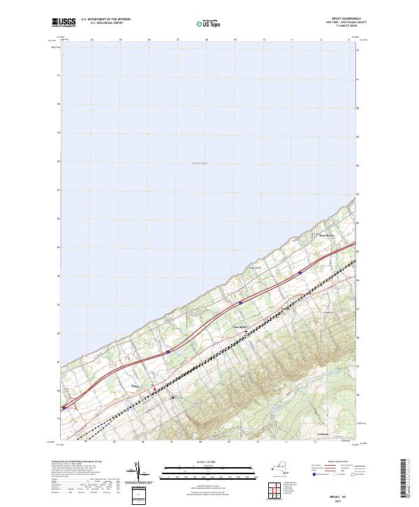 Ripley topographic map thumbnail
