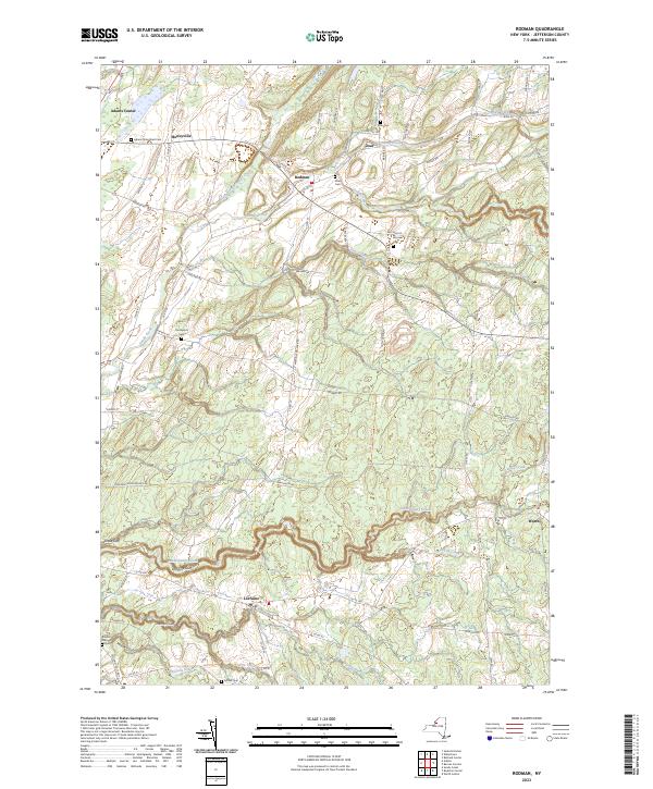 Rodman topographic map thumbnail