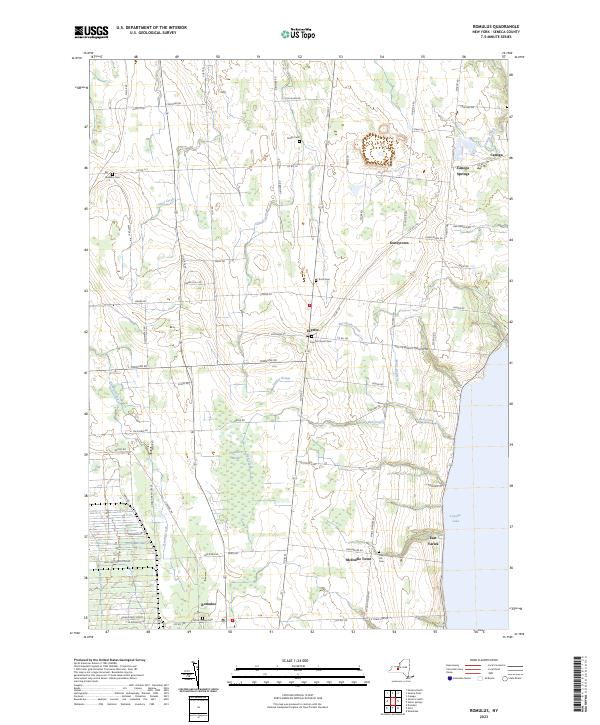 Romulus topographic map thumbnail