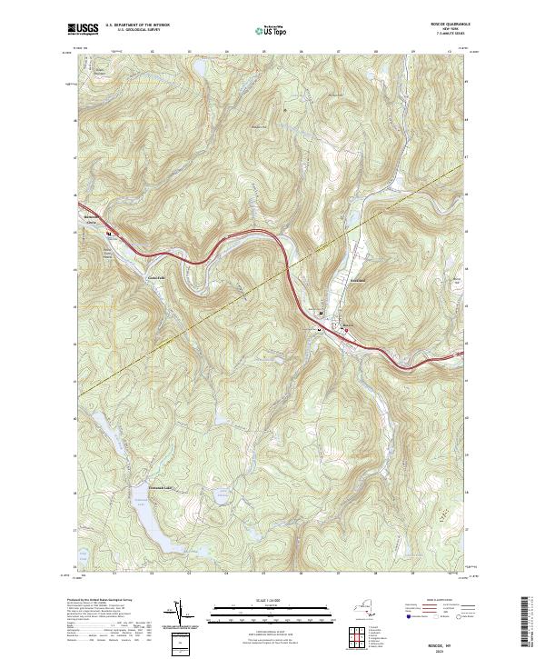 Roscoe topographic map thumbnail