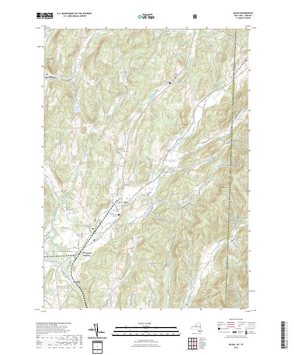 Salem topographic map thumbnail