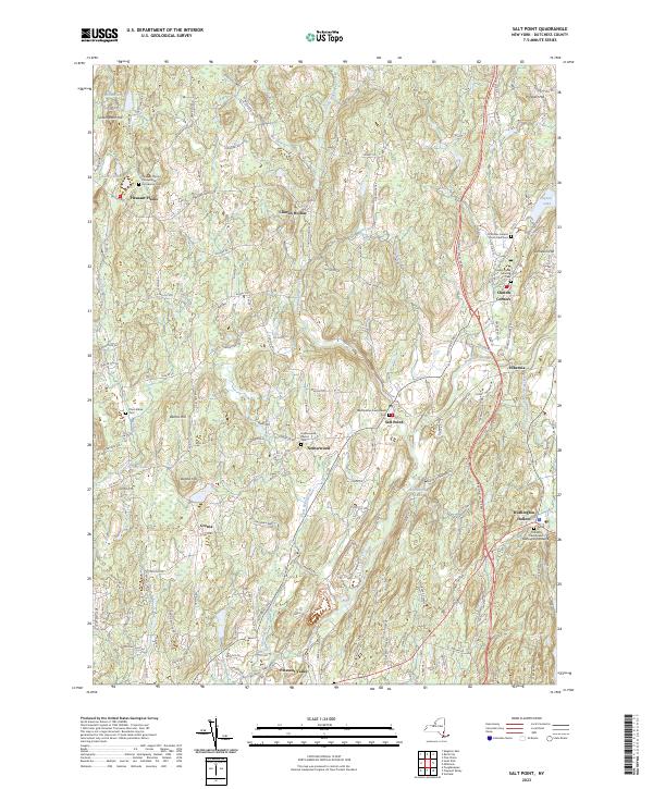 Salt Point topographic map thumbnail