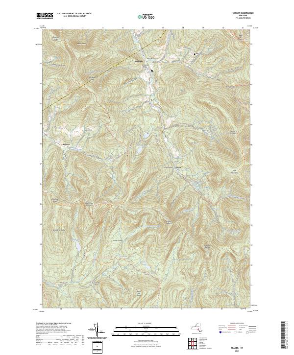 Seager topographic map thumbnail