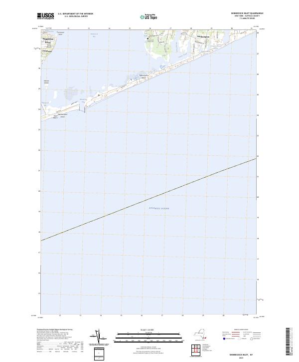 Shinnecock Inlet topographic map thumbnail