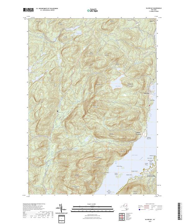 Silver Bay topographic map thumbnail