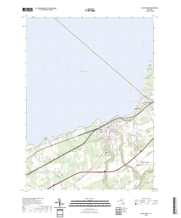 Silver Creek topographic map thumbnail