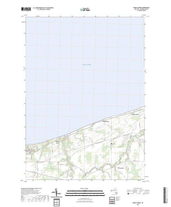Sixmile Creek topographic map thumbnail