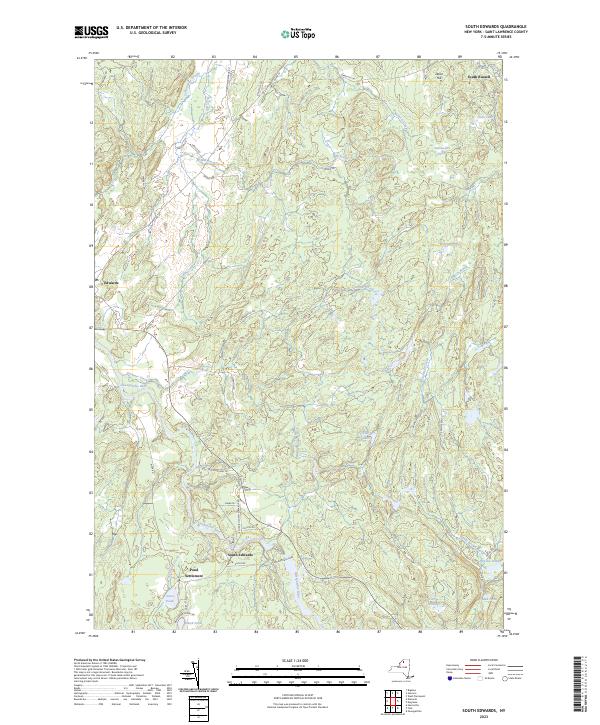 South Edwards topographic map thumbnail