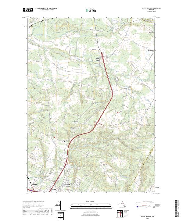 South Trenton topographic map thumbnail