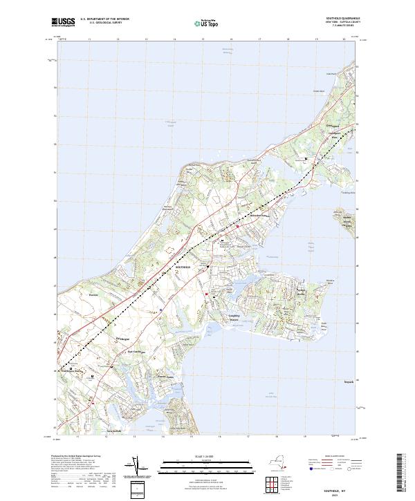 Southold topographic map thumbnail