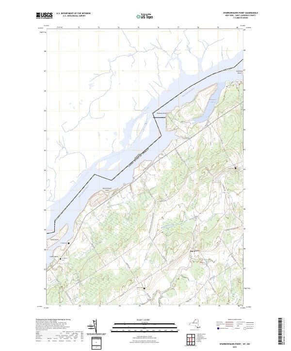 Sparrowhawk Point topographic map thumbnail