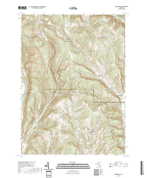 Speedsville topographic map thumbnail