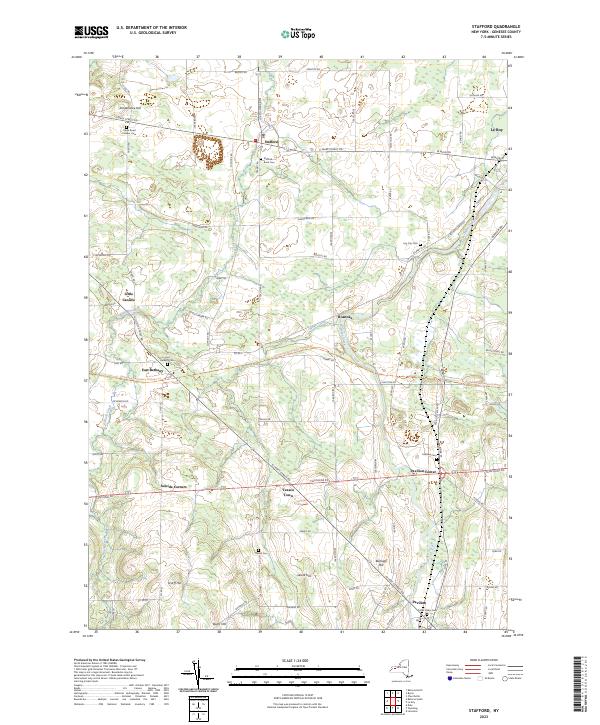 Stafford topographic map thumbnail