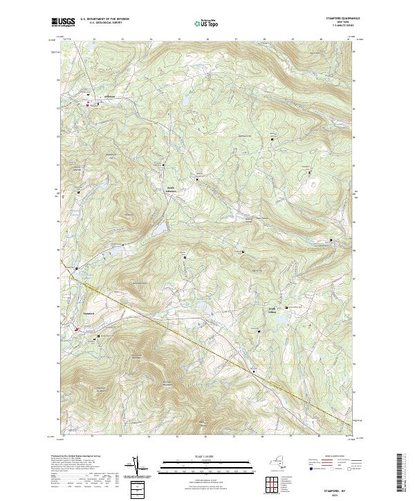 Stamford topographic map thumbnail