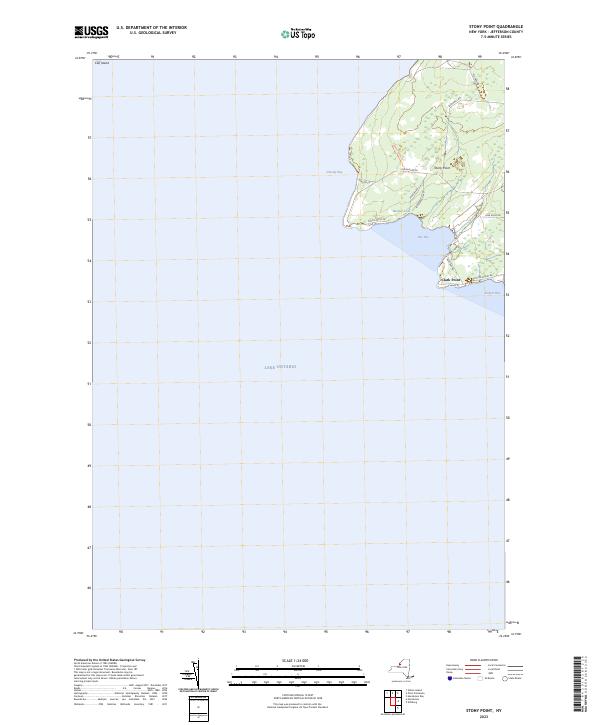 Stony Point topographic map thumbnail