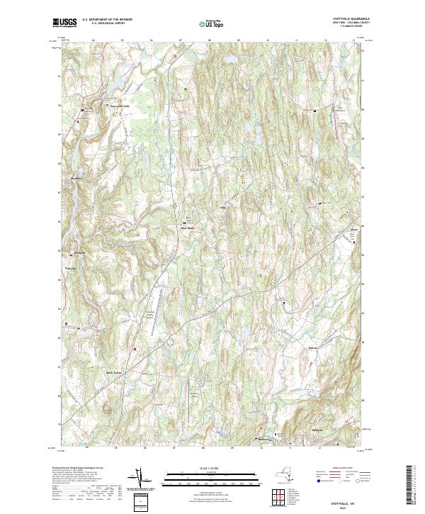 Stottville topographic map thumbnail