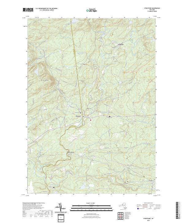 Stratford topographic map thumbnail