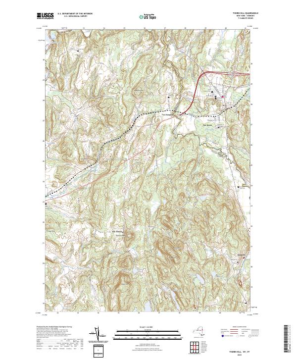Thorn Hill topographic map thumbnail