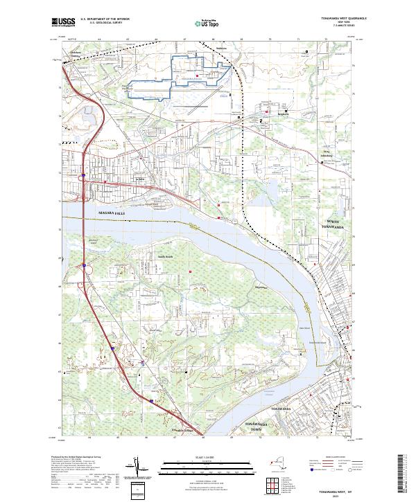 Tonawanda West topographic map thumbnail