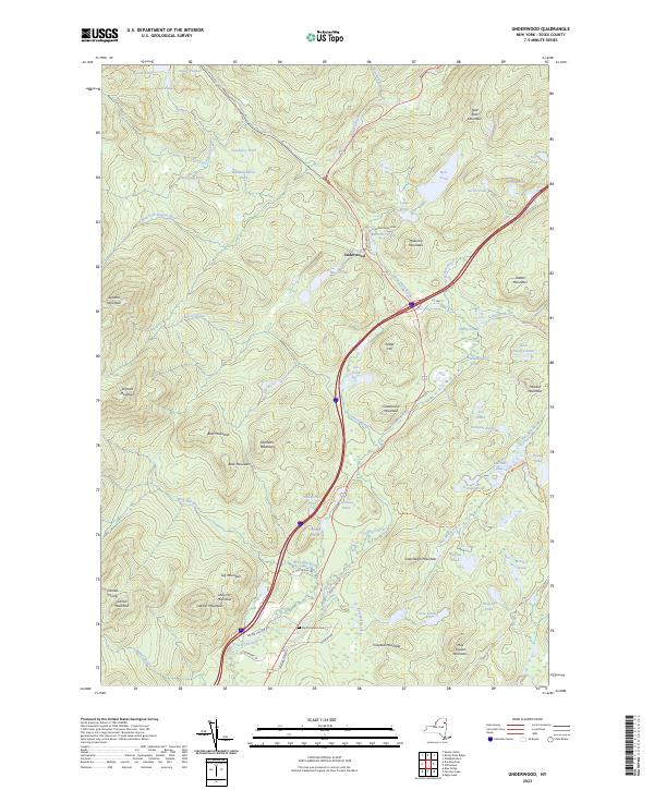 Underwood topographic map thumbnail