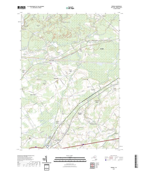 Verona topographic map thumbnail