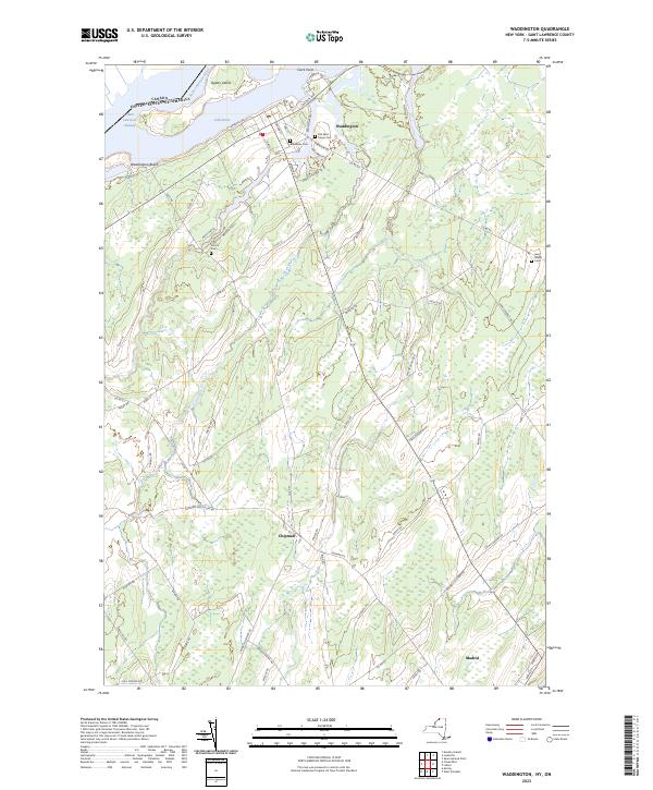 Waddington topographic map thumbnail